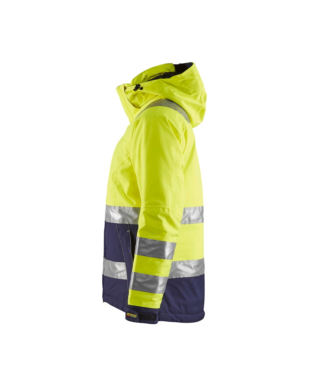 BLAKLADER Jacket | 4872 Womens High Vis Yellow /Navy Blue Jacket for Winter in Waterproof Polyester