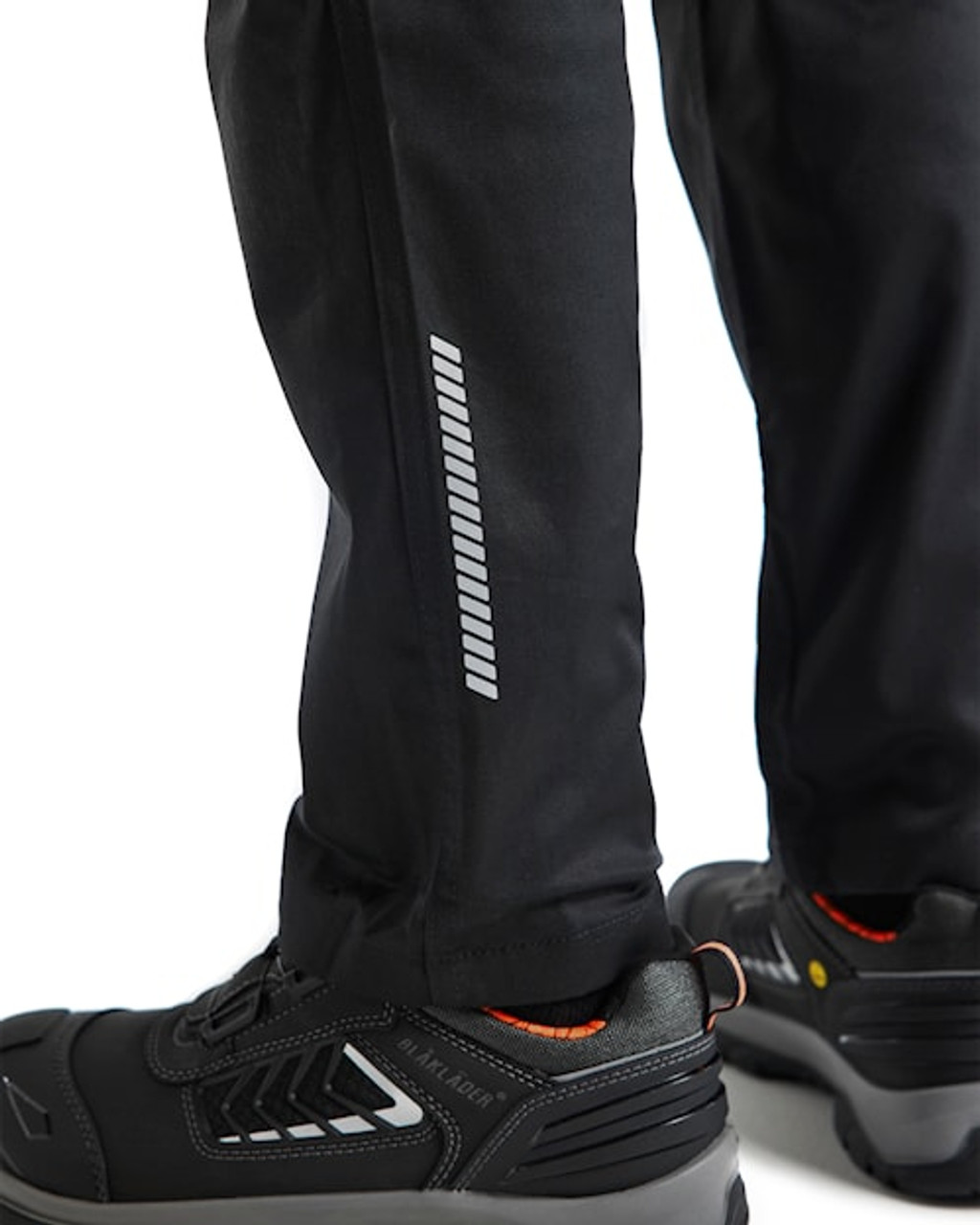 BLAKLADER 2-Way Stretch Black Trousers for Electricians that have Kneepad Pockets  available in Australia