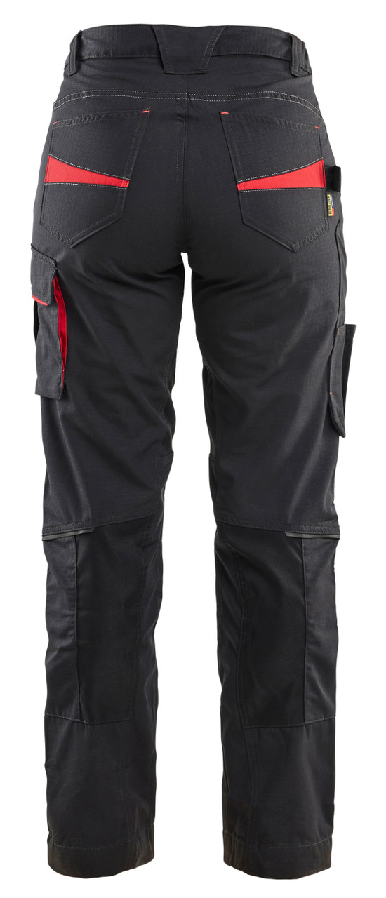 BLAKLADER Trousers | 7195 Womens Trousers with Stretch for Electricians, Carpenters in the Women in Trades