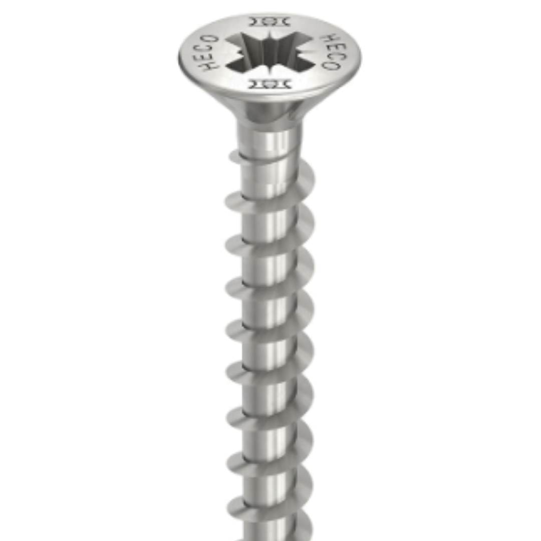 HECO 5mm PZ2 Countersunk A2 304 Stainless Steel Screws