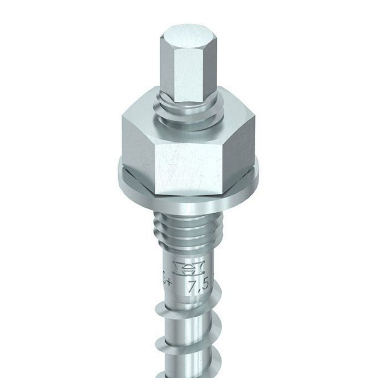 Craftsman Hardware supplies HECO 10mm Silver Zinc Pre-Set Threaded Screw Anchor with Silver Zinc for the Construction Industry and Installers in Glen Waverley, Bayswater and Mitcham
