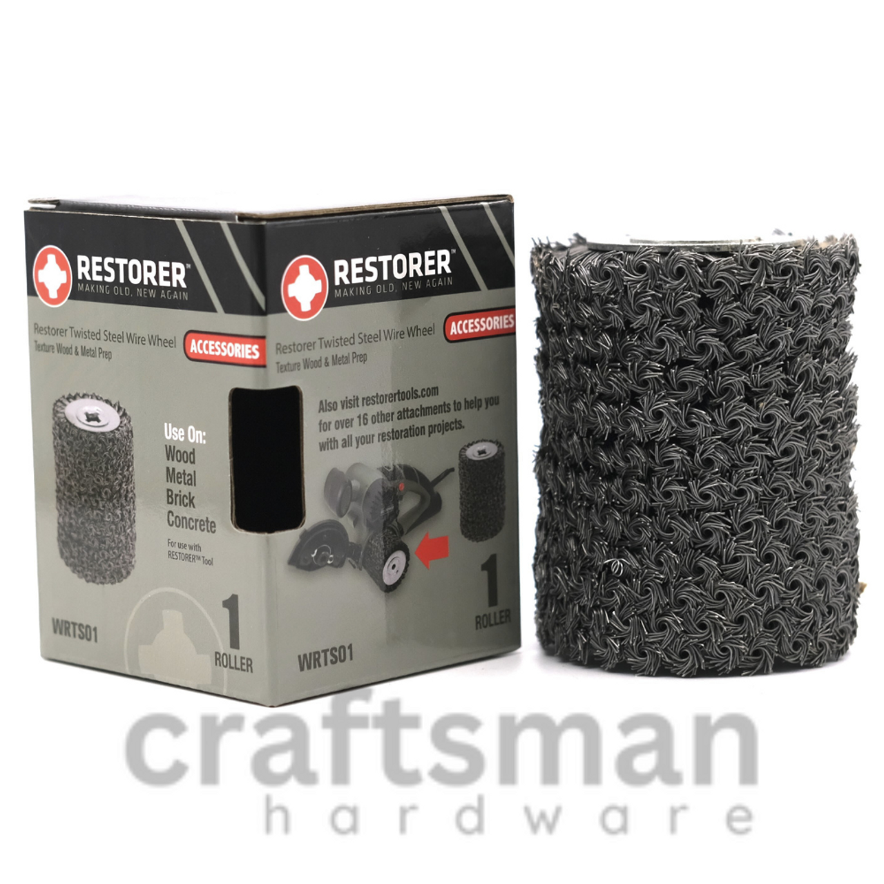 RESTORER TOOL Attachments | Steel Wire Twisted Attachments for Texturing