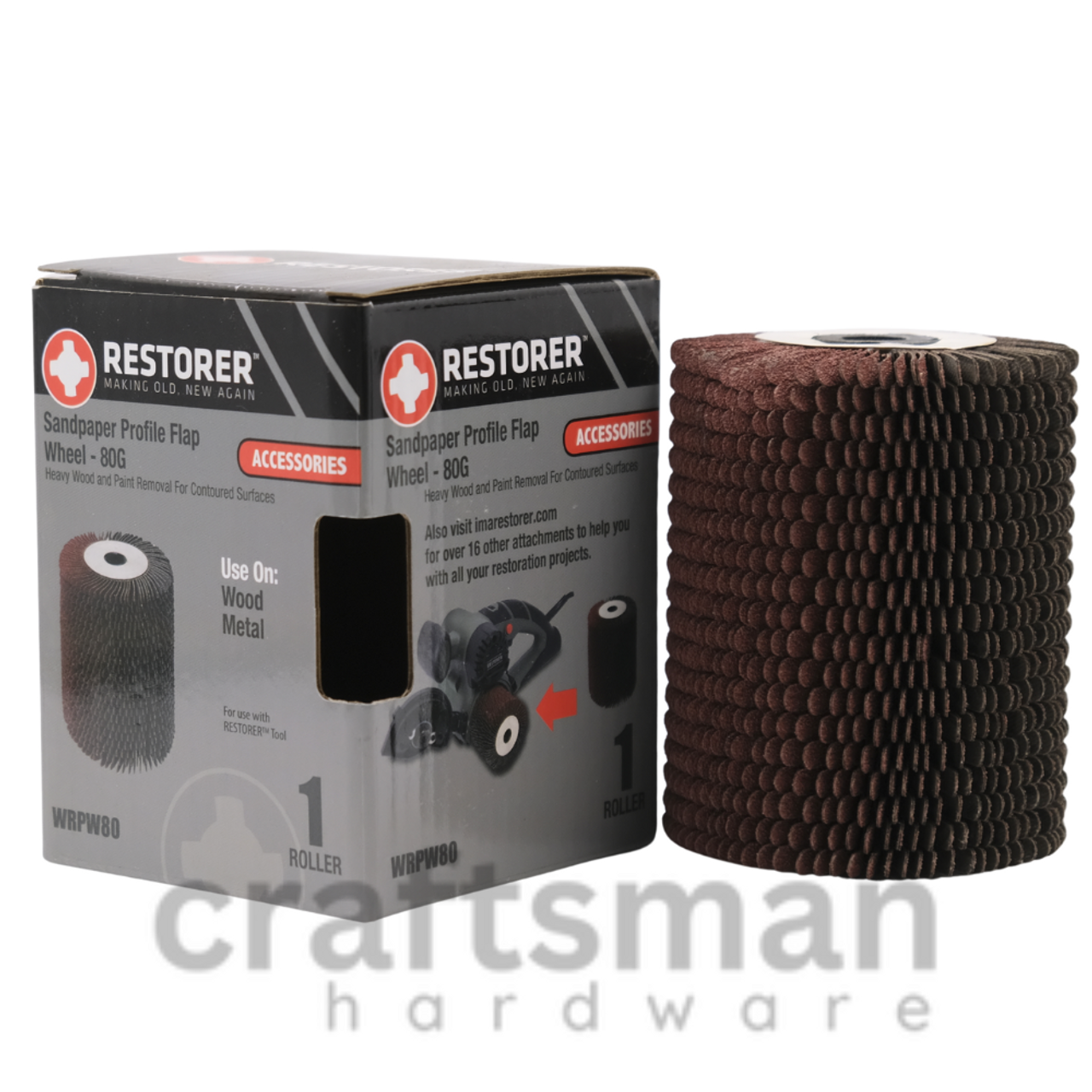 RESTORER TOOL Attachments | Sander Attachments P80 for Contour Sanding