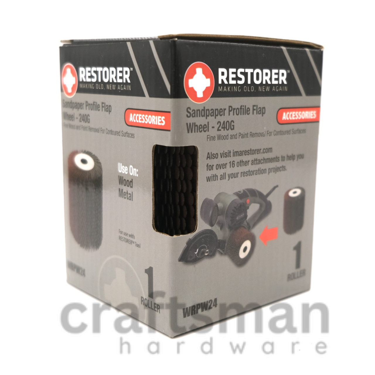 RESTORER  sanding sleeves for paint stripping