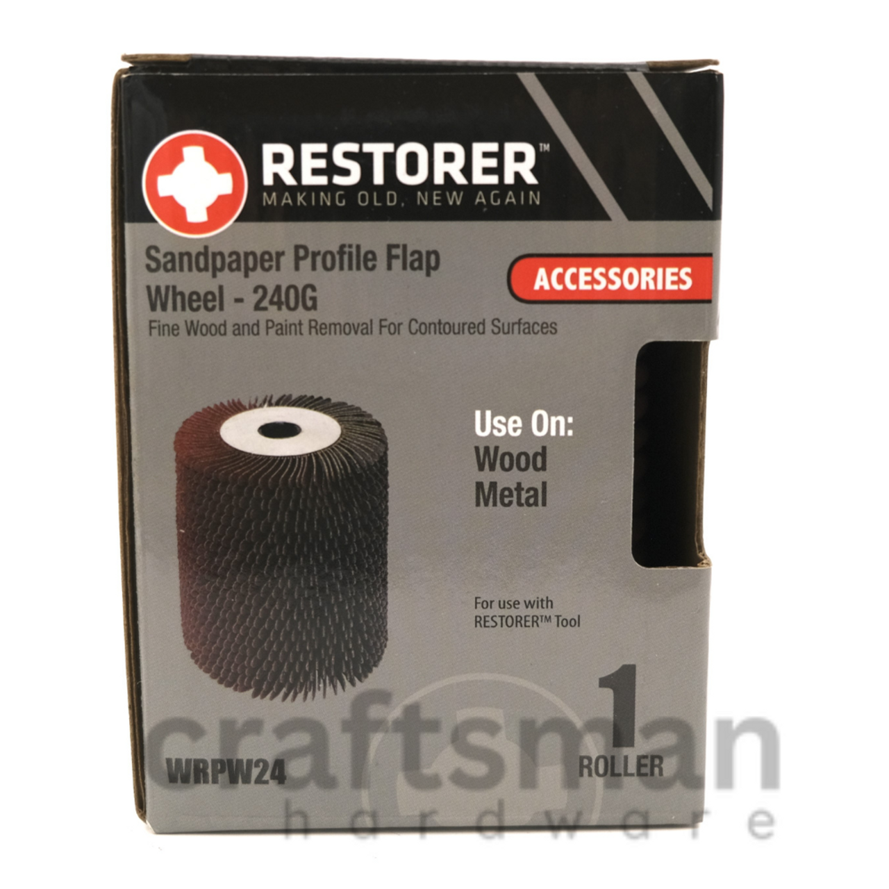Shop RESTORER TOOL Sander Attachments P240 for contour sanding and wood/paint removal on irregular surfaces.