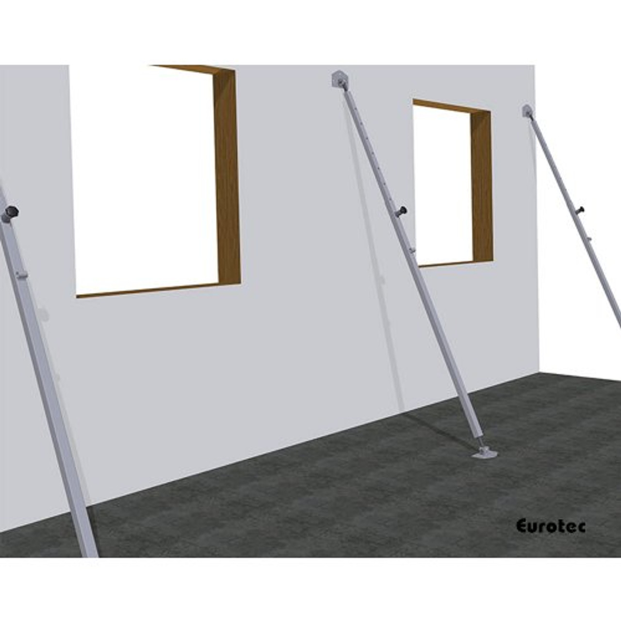 EUROTEC Assembly Tools Adjustable WALL SUPPORT Lever for 1600 - 3000mm Length