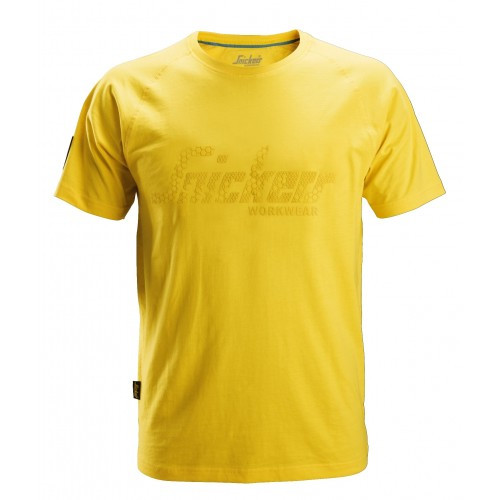 SNICKERS  Mens 2580 Yellow Snickers Workwear T Shirts with Logo