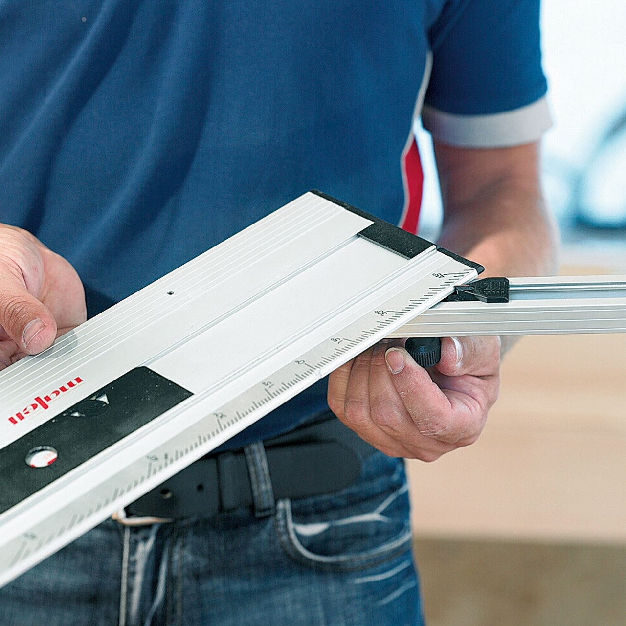 The F-WA Angular guide rail is compatible with a wide range of Mafell tools, making it a versatile addition to your woodworking toolkit.