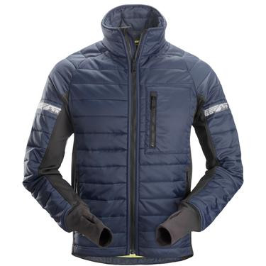 SNICKERS Jackets Mens 8101 Navy Blue, an insulated work jacket that keeps you warm and comfortable in cold environments.