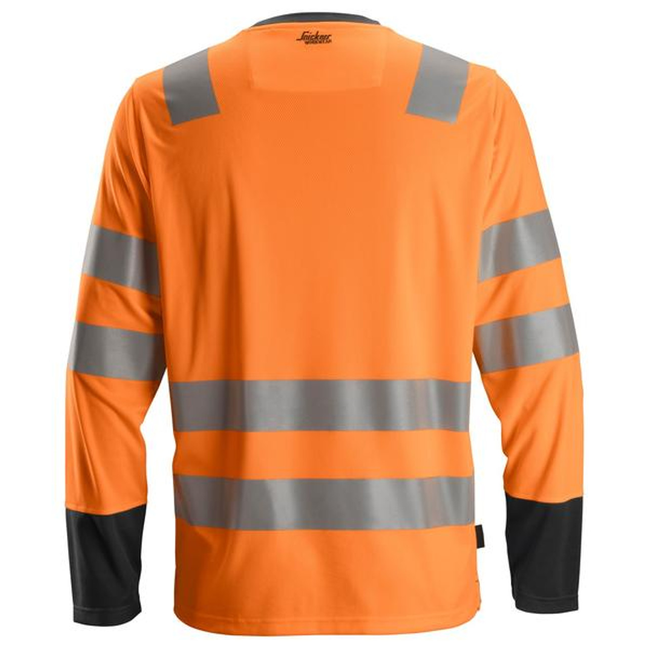 SNICKERS  T-Shirt 2433 with  for SNICKERS T-Shirt | 2433 High Vis Orange / Black Long Sleeve T-Shirt in Reflective Tape Polyester that have Polyester available in Australia and New Zealand