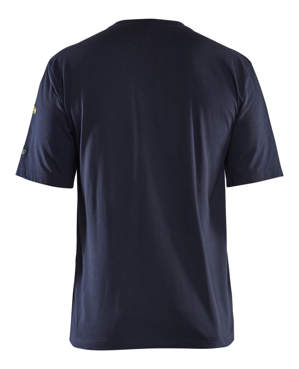 BLAKLADER T-Shirt  3483 with  for BLAKLADER T-Shirt  | 3483 Navy Blue Short Sleeve Flame Resistant T-Shirt in Anti-Flame Cotton that have Short Sleeve  available in Australia and New Zealand