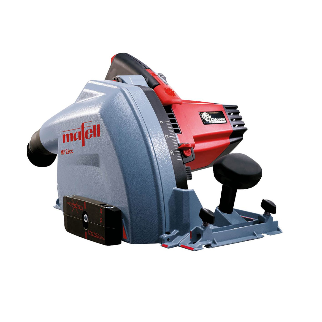 The MAFELL MF 26 cc AF Multi Cutter is a versatile and robust tool designed for precision cutting, routing, and grooving