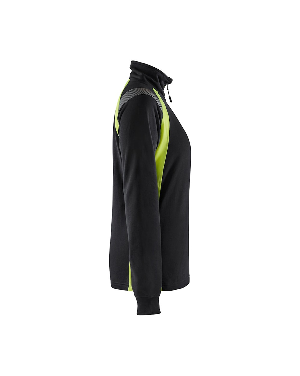 BLAKLADER Cotton Black  Pullover  for Electricians that have 1/4 Zip  available in Australia and New Zealand