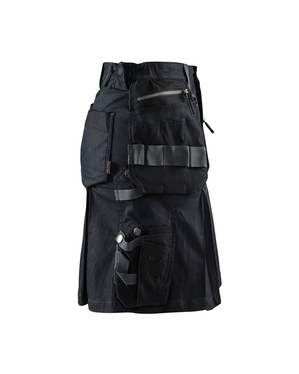 BLAKLADER Skirts | 7180 Womens Dark Navy Blue Skirts with Holster Pockets in Denim