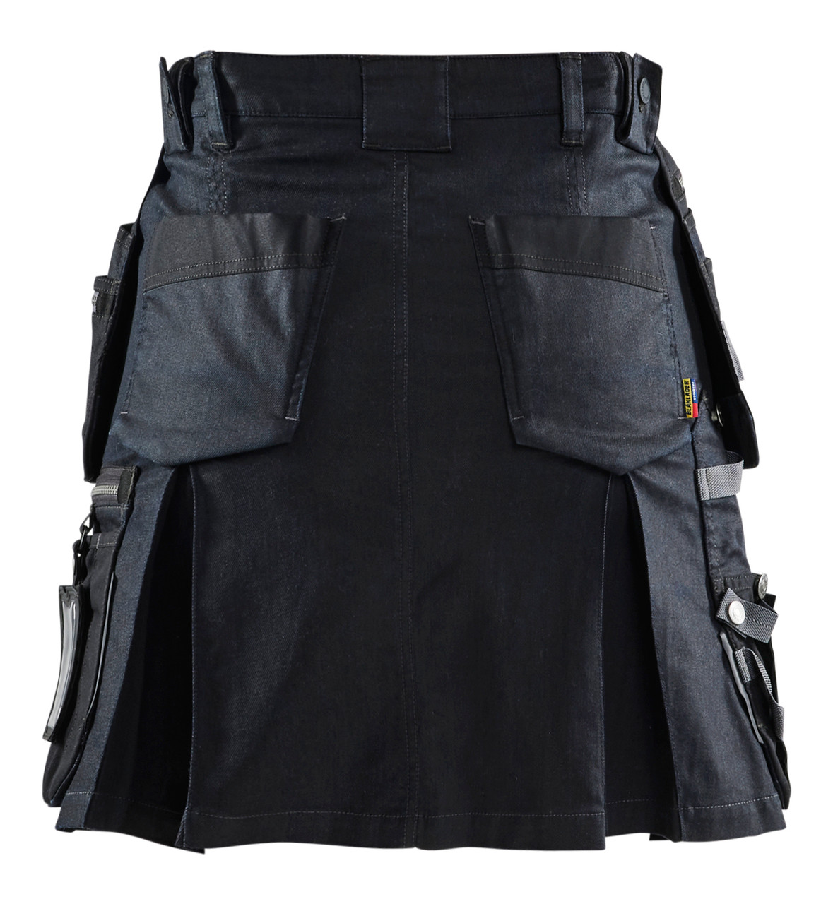 BLAKLADER Skirts | 7180 Womens Dark Navy Blue Skirts with Holster Pockets in Denim