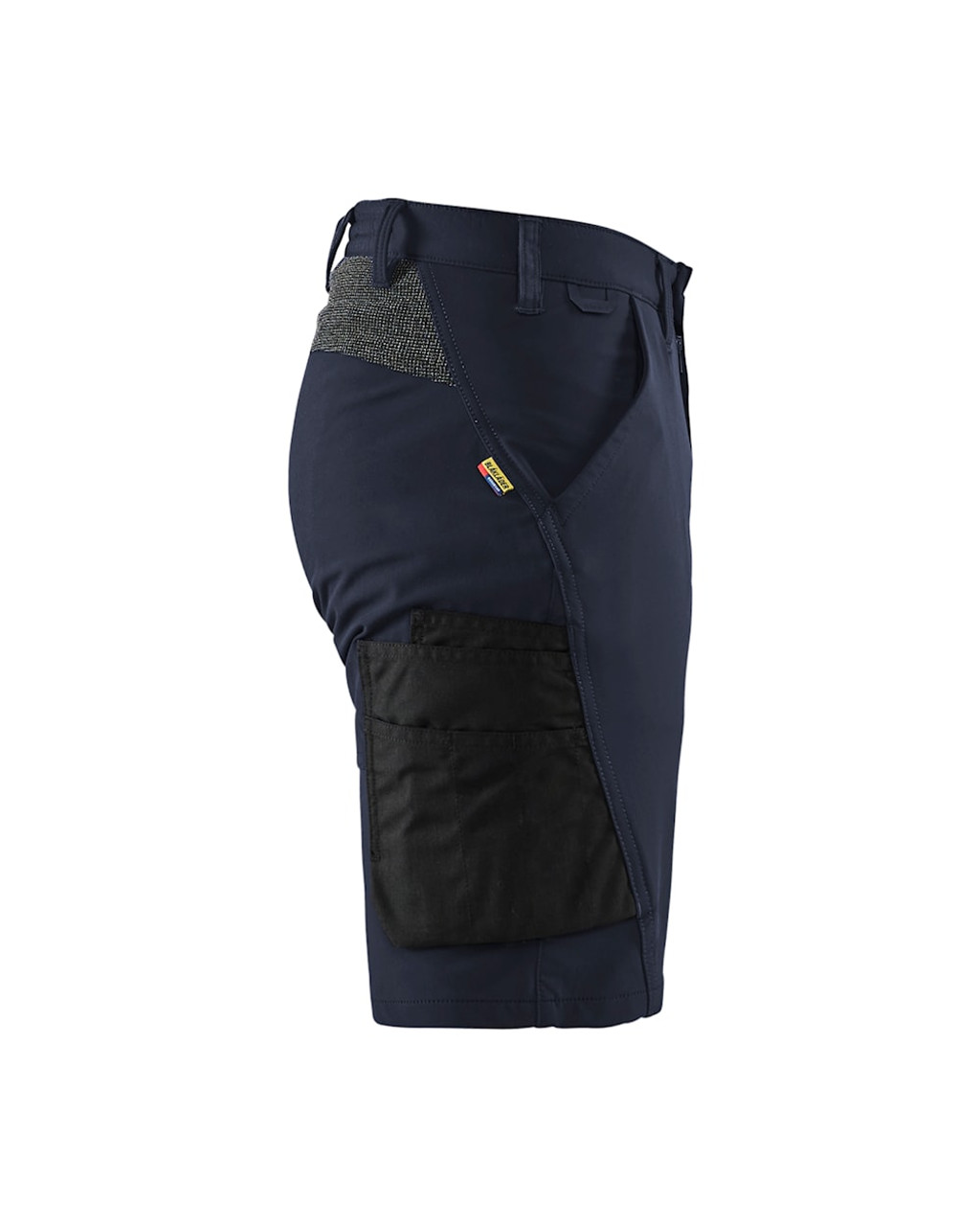 BLAKLADER 1423 Mens Service Stretch Dark Navy Blue Work Shorts with Scratch Free 4-Way BLAKLADER 1423 Mens Service Stretch Dark Navy Blue Work Shorts with Scratch Free 4-Way