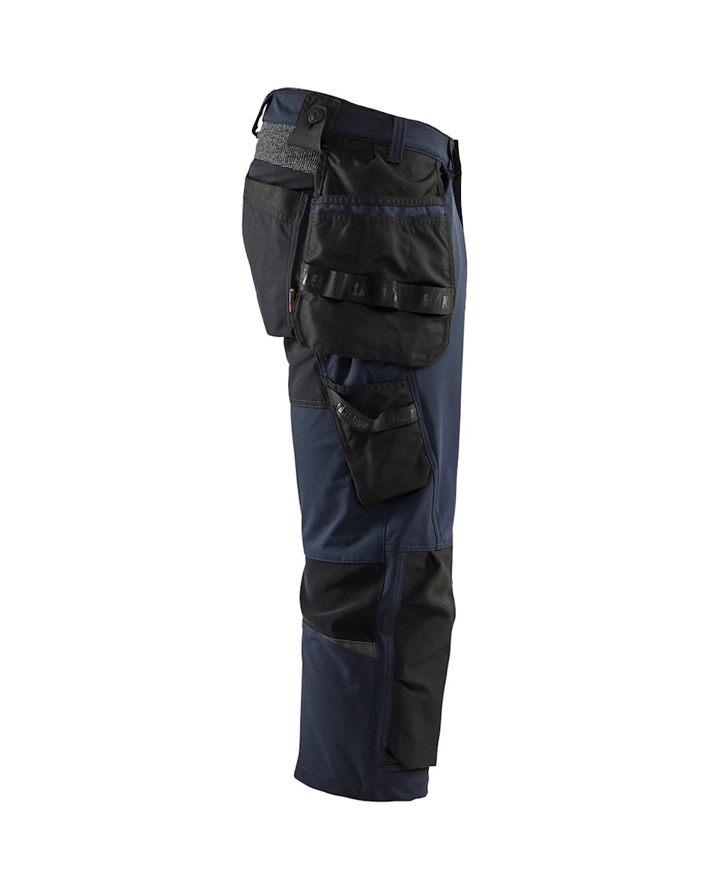 BLAKLADER 4-Way Stretch Dark Navy Blue Shorts for Carpenters that have Kneepad Pockets  available in Australia and New Zealand