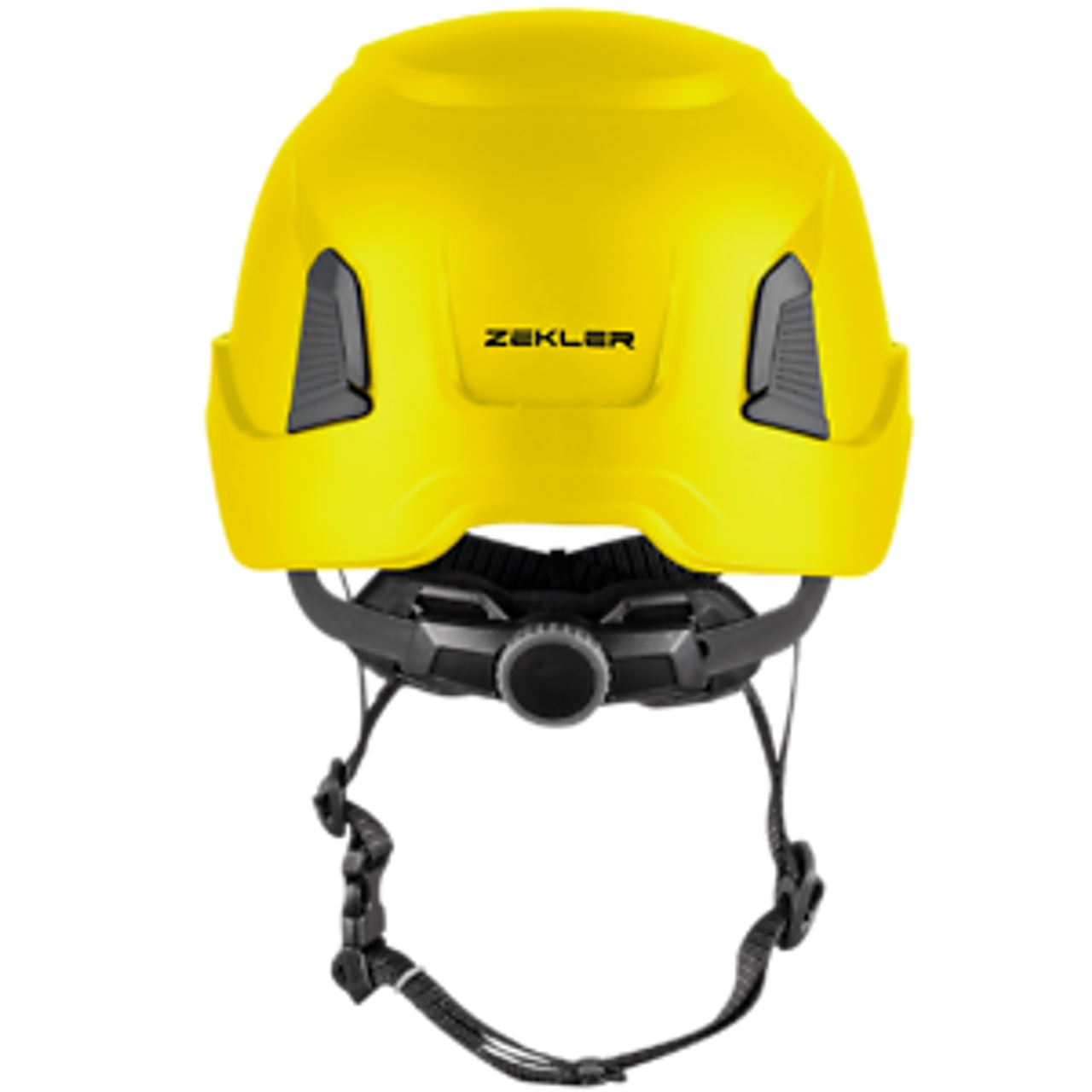 ZEKLER Helmet | ZONE Standard Yellow Technical Safety Helmet  with Chinstraps for Rope Access, Electricians and Construction