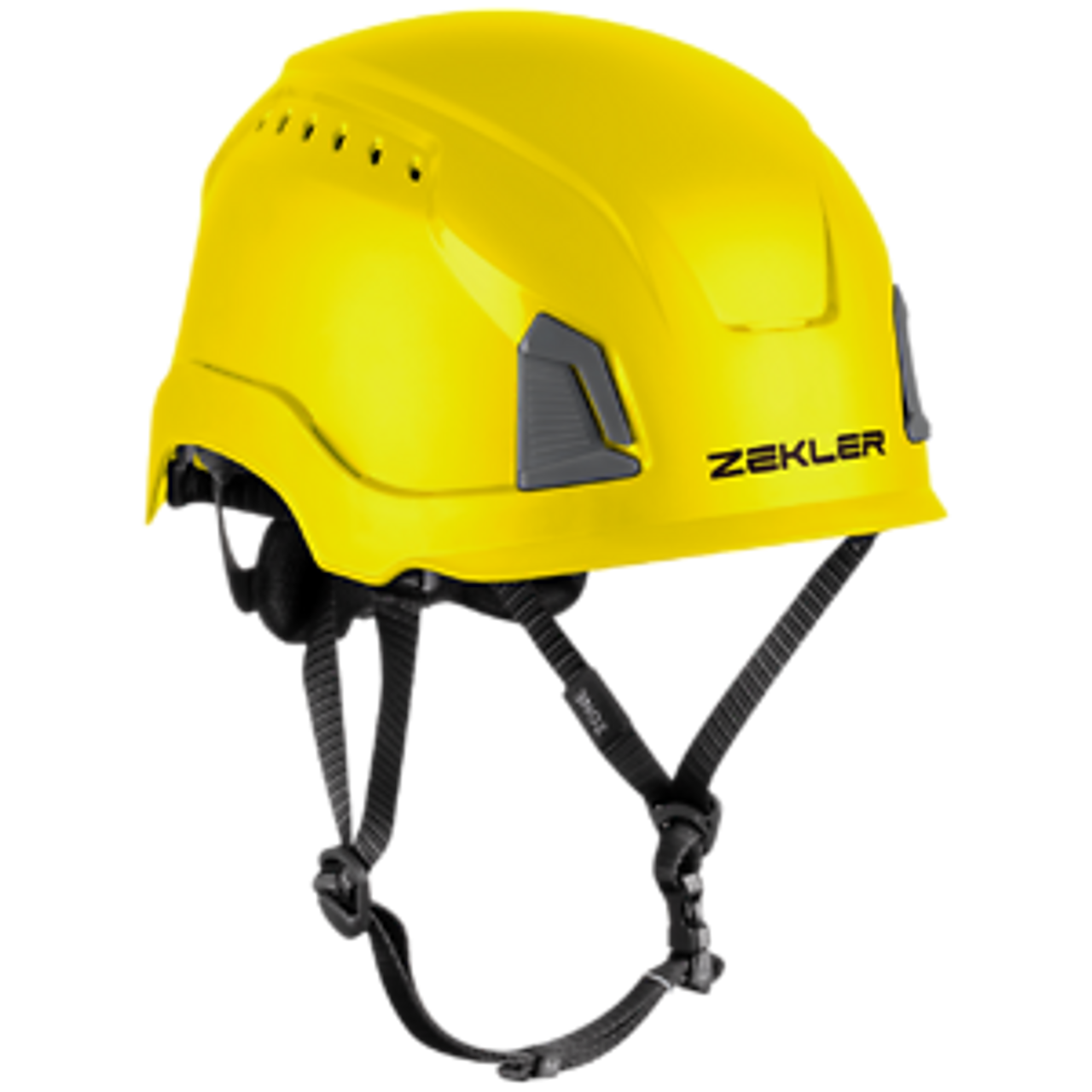 ZEKLER Helmet | ZONE Standard Yellow Technical Safety Helmet  with Chinstraps for Rope Access, Electricians to create a total tool solution for construction.