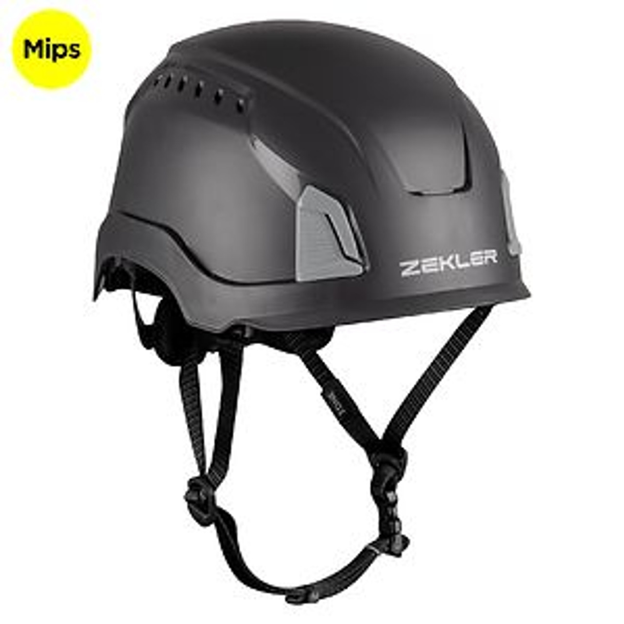 Grey Safety helmet with ventilation Grey Safety helmet with ventilation