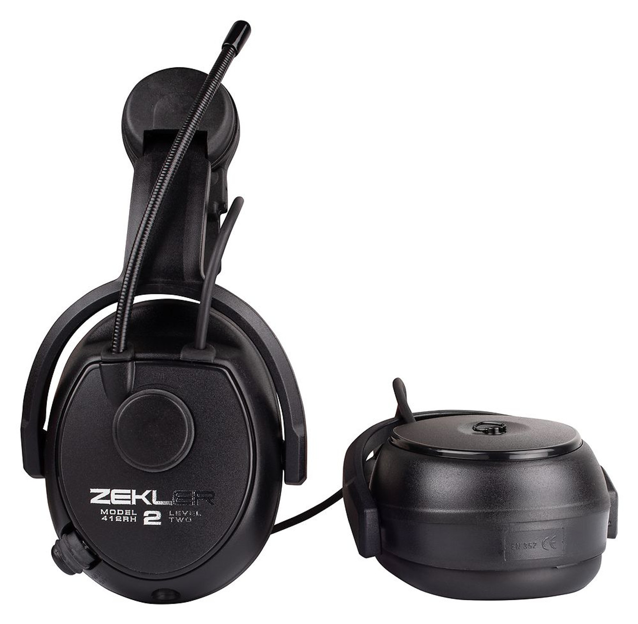 ZEKLER Ear Muffs | Supplier of 412 RH Class 2 with AUX Input, FM Radio  for Hard Hat Helmet, Construction Sites, Rope Access, Riggers, Trade Supplies and Electricians