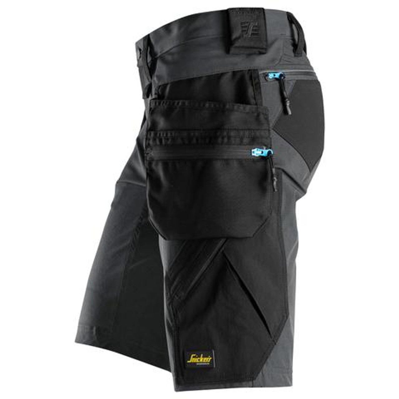 SNICKERS 4-Way Stretch Mid Grey Shorts for Carpenters that have Holster Pockets  available in Australia and New Zealand
