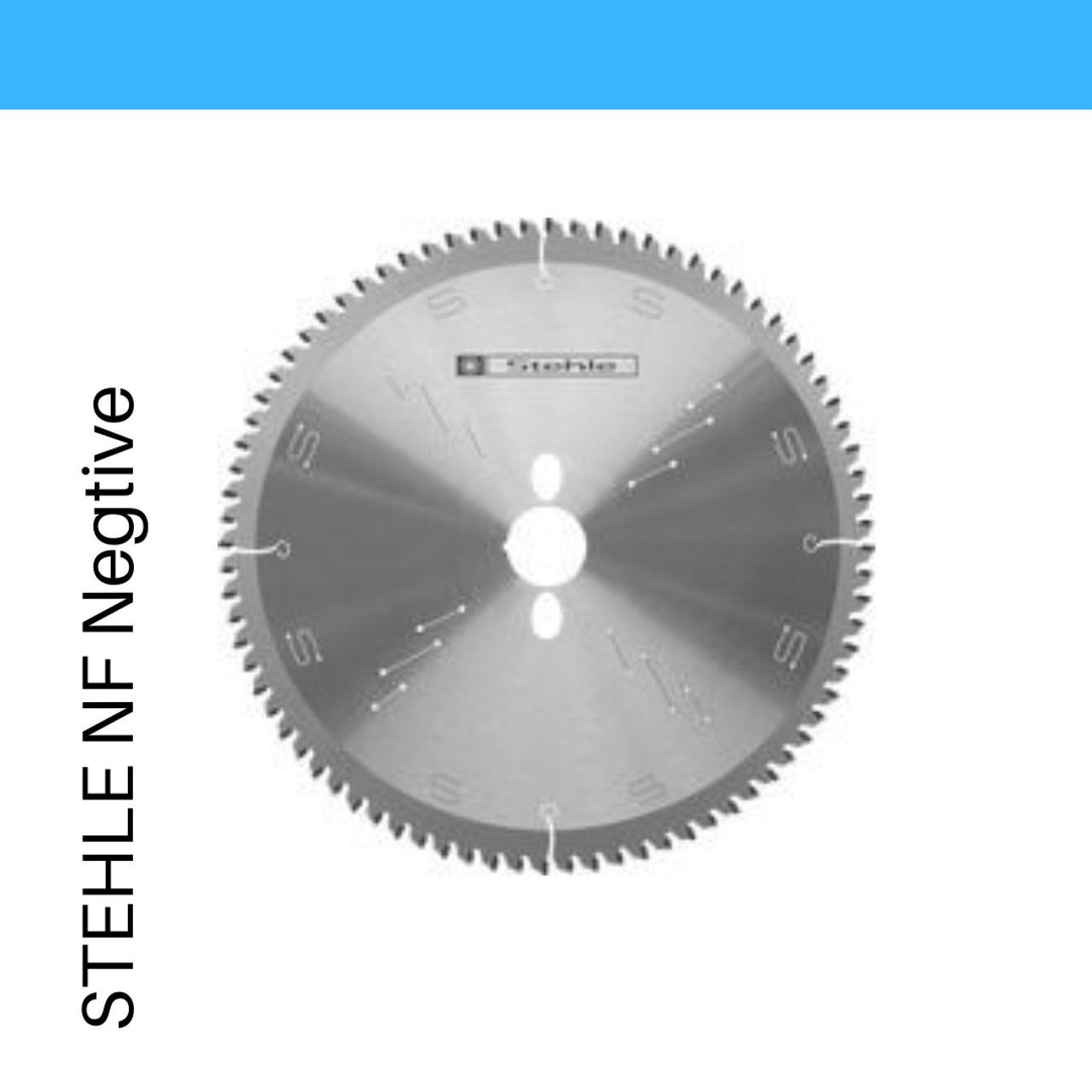 The STEHLE circular saw blade model NF NEGATIVE for Aluminium in 300mm diameter with a 40mm Bore is perfect for precision cuts on panel saws from brands like Felder, Altendorf and SCM.