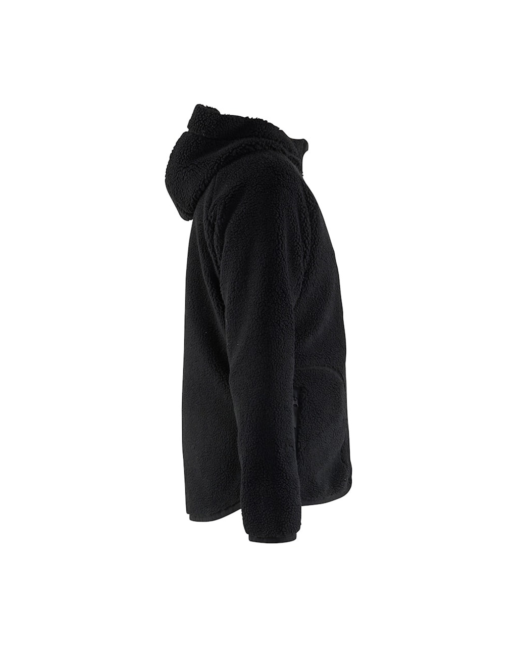 BLAKLADER Hoodie Jacket | 4727 Womens Black Jacket with Extended Back in Pile Lining