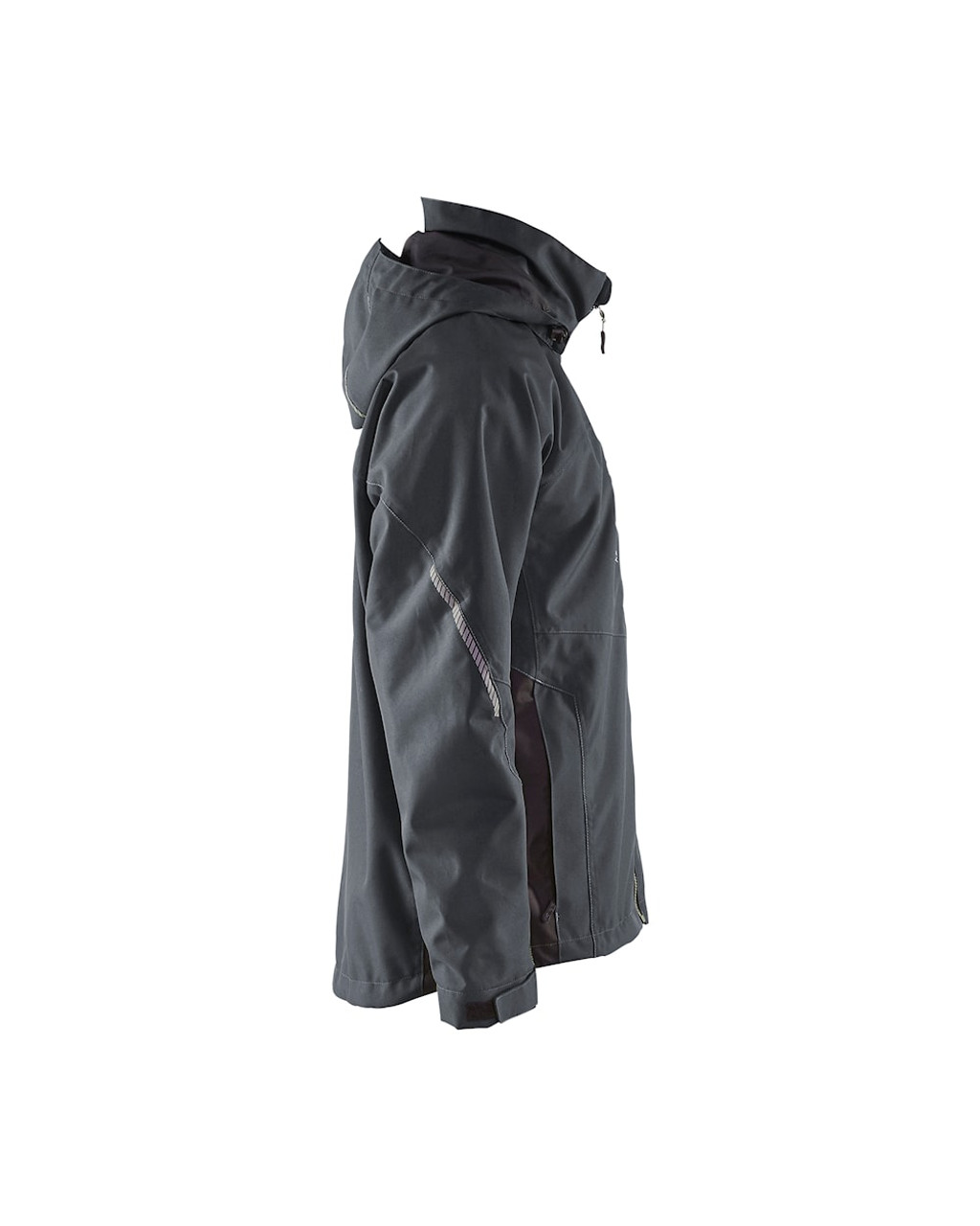 BLAKLADER Polyester Waterproof Dark Grey  Jacket  for Carpenters that have Full Zip  available in Australia and New Zealand