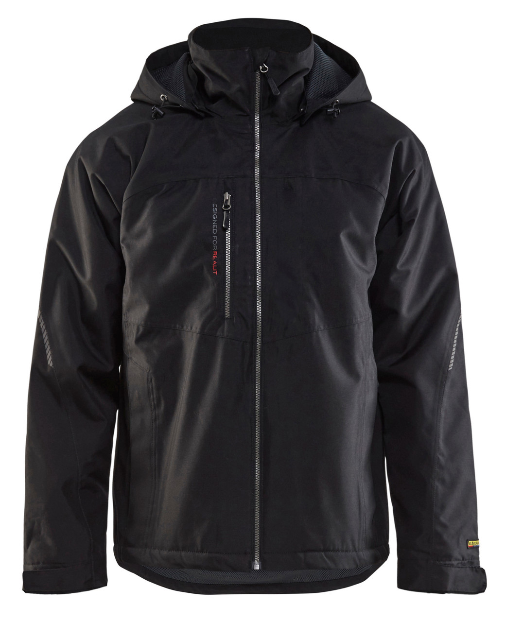 Stay dry and stylish on your next hike with the Blaklader Men's Waterproof Black Shell Jacket. This durable jacket is perfect for harsh weather conditions and will keep you protected on the trails.