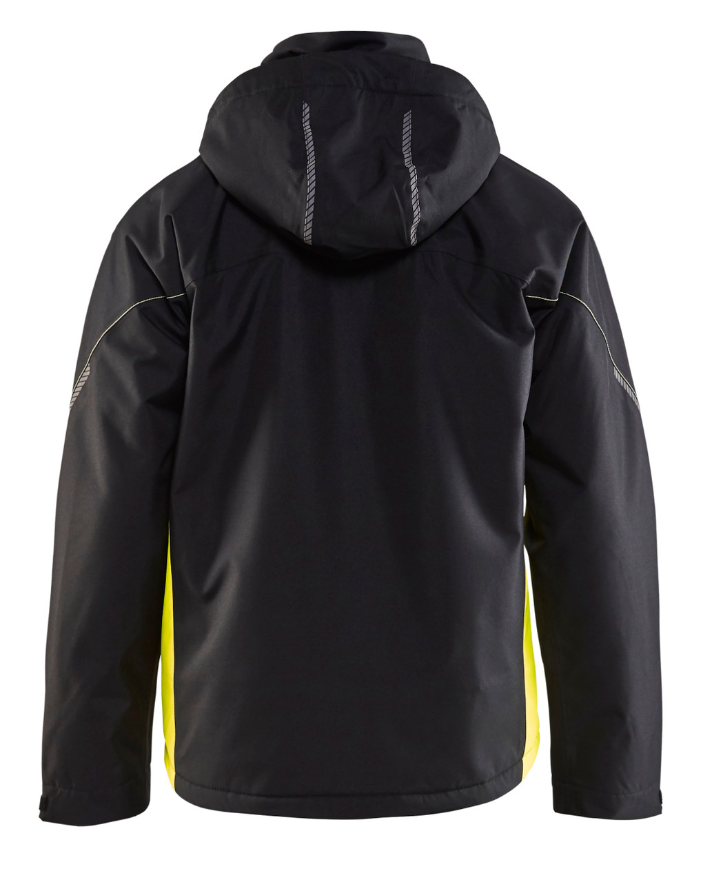 BLAKLADER Jacket  4790  with  for BLAKLADER Jacket  | 4790 Mens Black / Yellow Full Zip Shell Jacket in Polyester Waterproof that have Full Zip  available in Australia and New Zealand