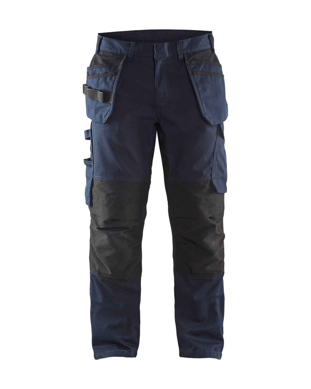 BLAKLADER Trousers 1496 with Kneepad Pockets  for BLAKLADER Trousers | 1496 Mens Service Dark Navy Blue Trousers with Kneepad Pockets and Holster Pockets Rip-Stop with Stretch that have Configuration available in Carpentry
