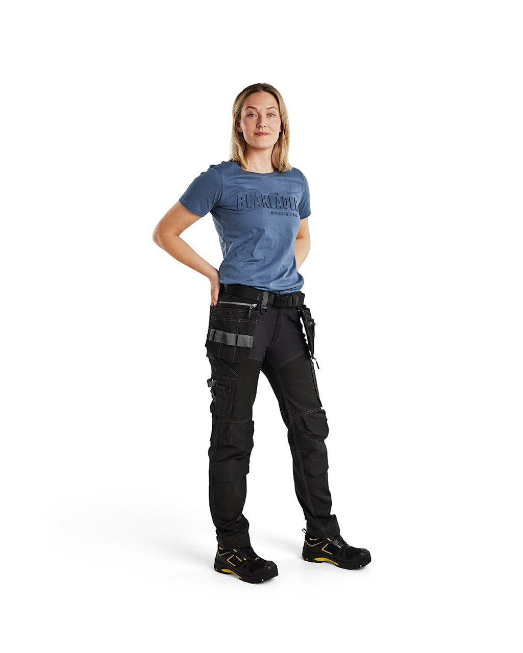 Craftsman Hardware supplies BLAKLADER workwear range including Trousers with Holster Pockets for the Tradie Lady to support Women in Construction in Sydney