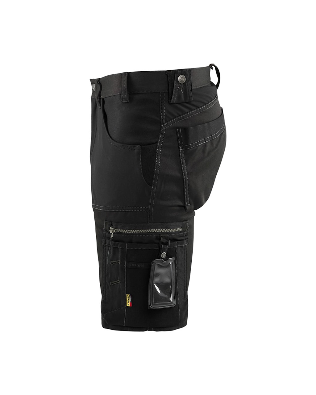 Suitable work Shorts available in Australia and New Zealand BLAKLADER Durable Poly/Cotton Blend Black Shorts for Carpenters