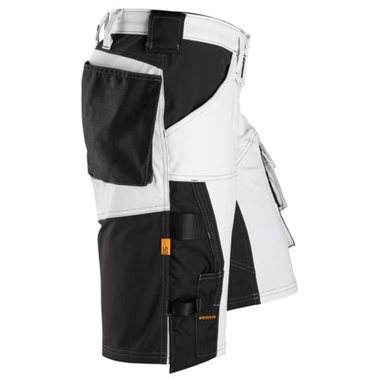 Suitable work Shorts available in Australia and New Zealand SNICKERS Cotton with Stretch White Shorts for Electricians