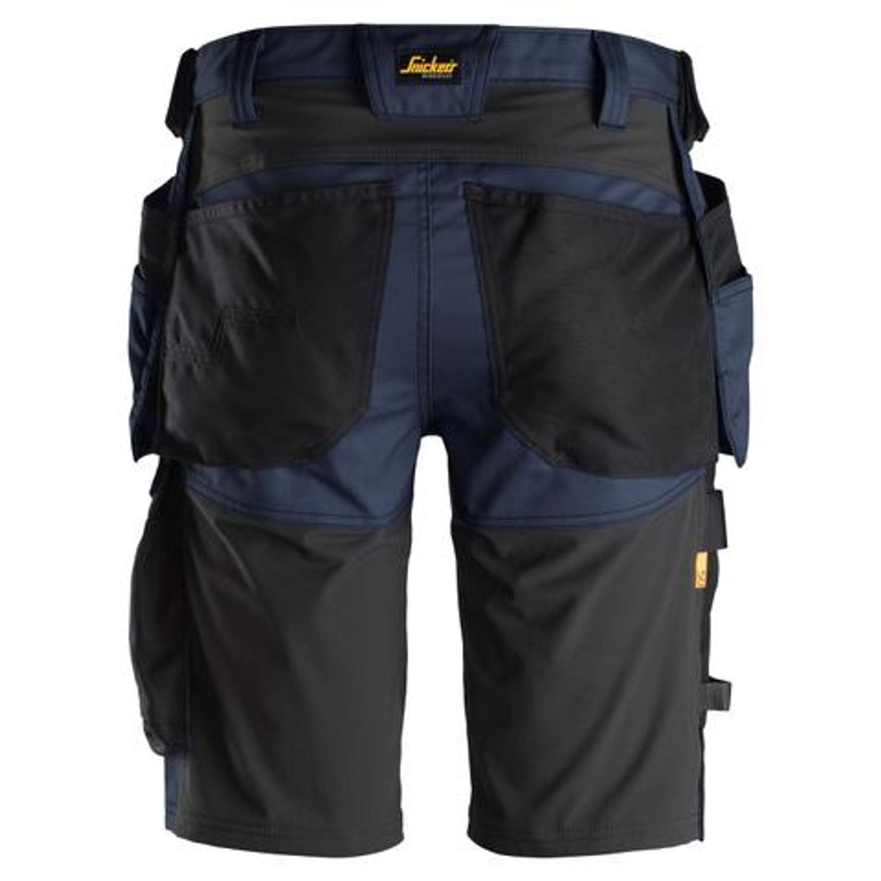 SNICKERS Cotton with Stretch Navy Blue Shorts for Carpenters that have Holster Pockets  available in Australia and New Zealand