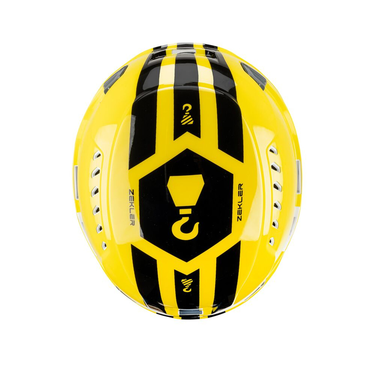 Shells fitted on construction helmet Zekler Zone with the aim of helping crane operators identify crane slinger from above. Shells fitted on construction helmet Zekler Zone with the aim of helping crane operators identify crane slinger from above.