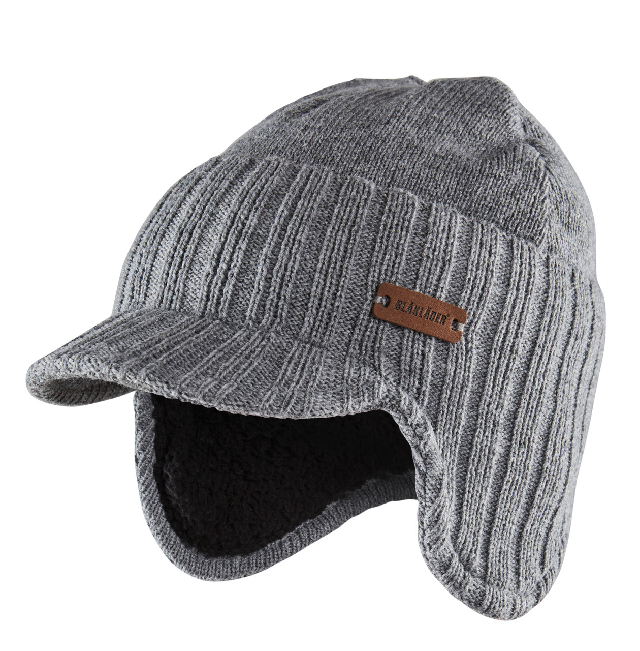 Incredibly comfortable Blaklader Workwear, supple, and warming winter cap with ear flaps.