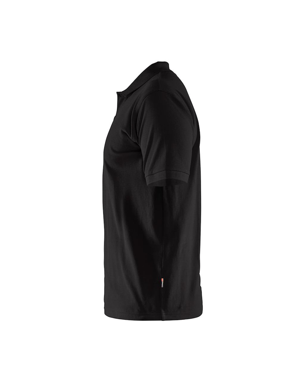 Mens Black Profile Polo Shirt in Cotton, it offers comfort and breathability for everyday wear.
