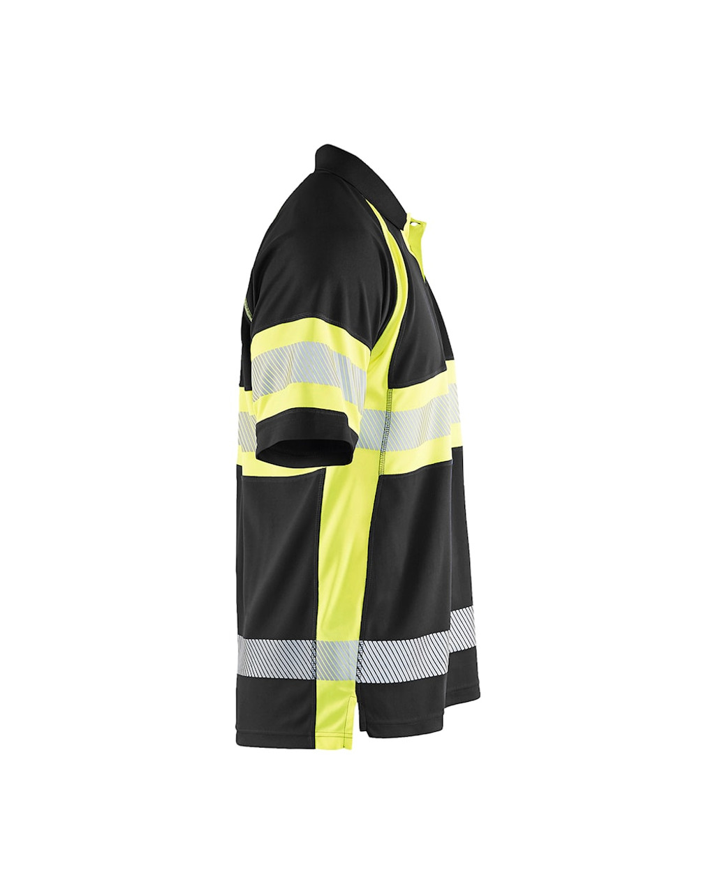 High Vis Yellow  Polo Shirt with UV protection and an anti-odour effect