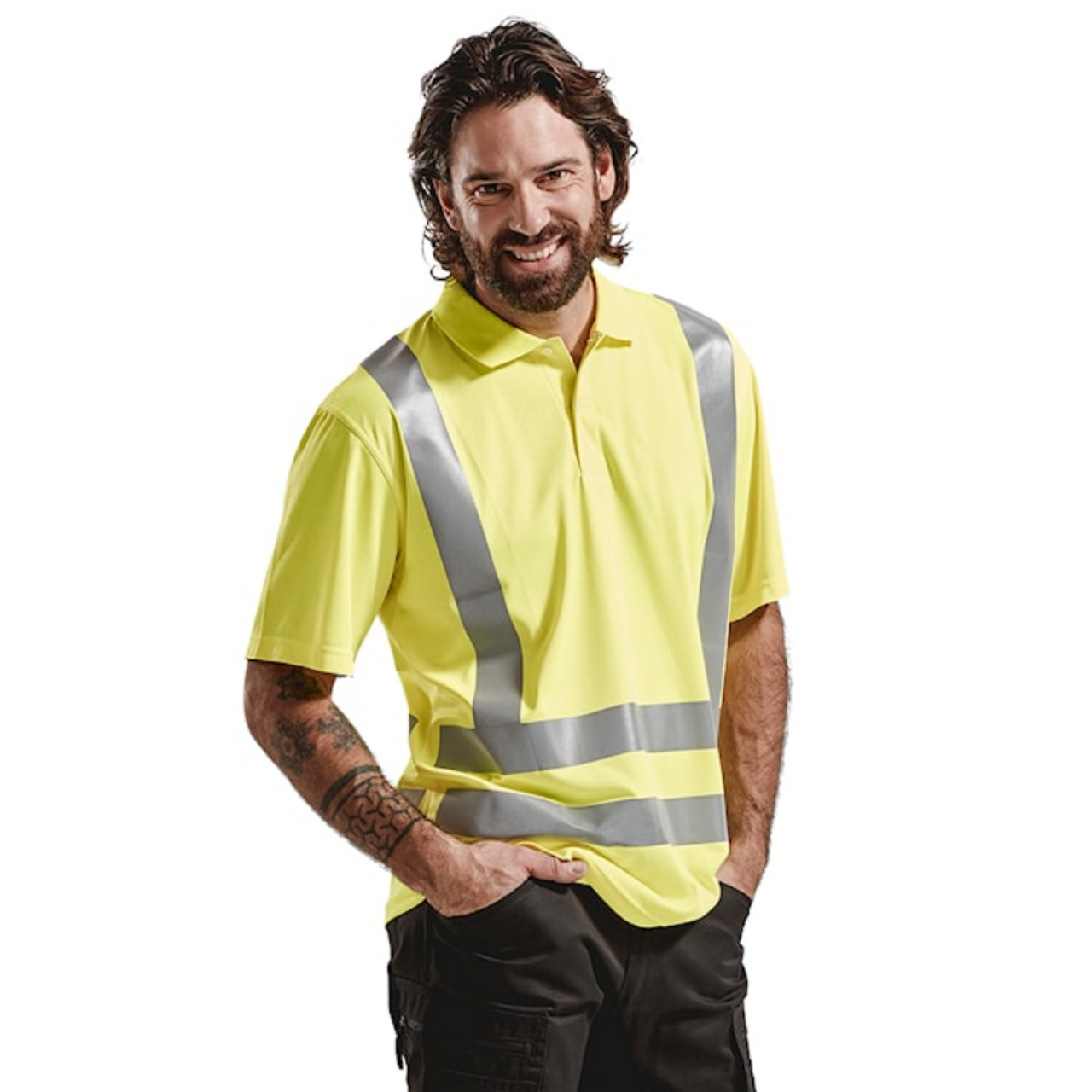 T-Shirt with Reflective Tape Polyester that have UV Protection  available in Australia and New Zealand