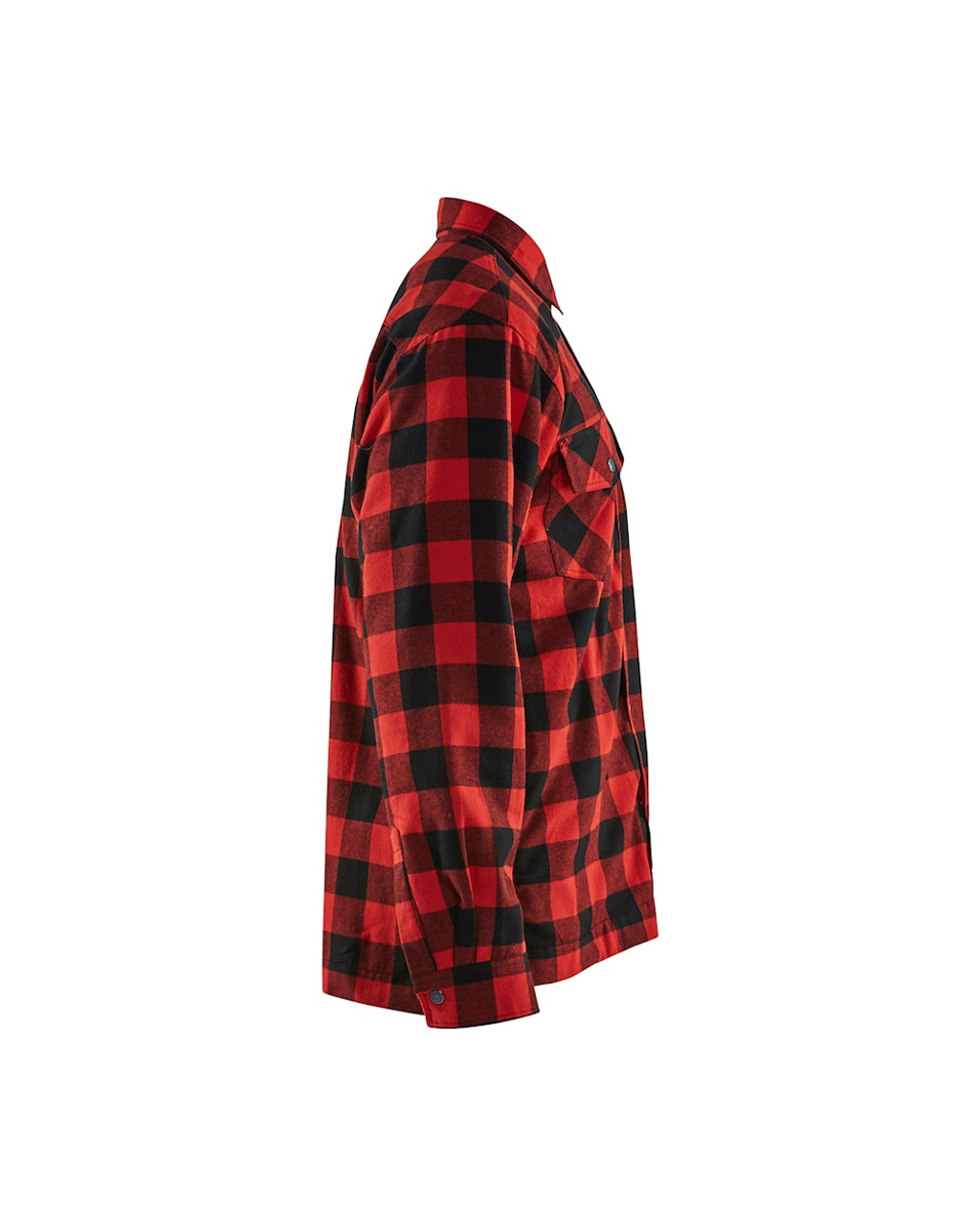 Need water resistance on the job? The BLAKLADER Shirts in Red / Black feature water-resistant Lined Flannel and resilient Cotton, delivering comfort without compromise.