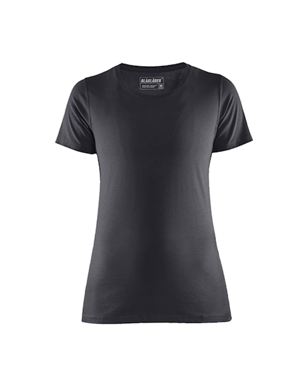 Experience the perfect blend of functionality and fashion with the Mid Grey Blaklader Womens t-shirt, designed with Round Neck and Classic Fit for those who work hard and play hard.