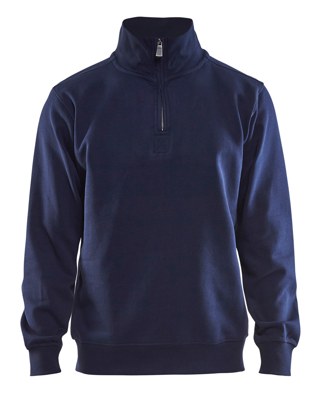 BLAKLADER Pullover | 3365 Navy Blue Pullover with Collar for Uniforming, Heat Transfers in the Construction Industry