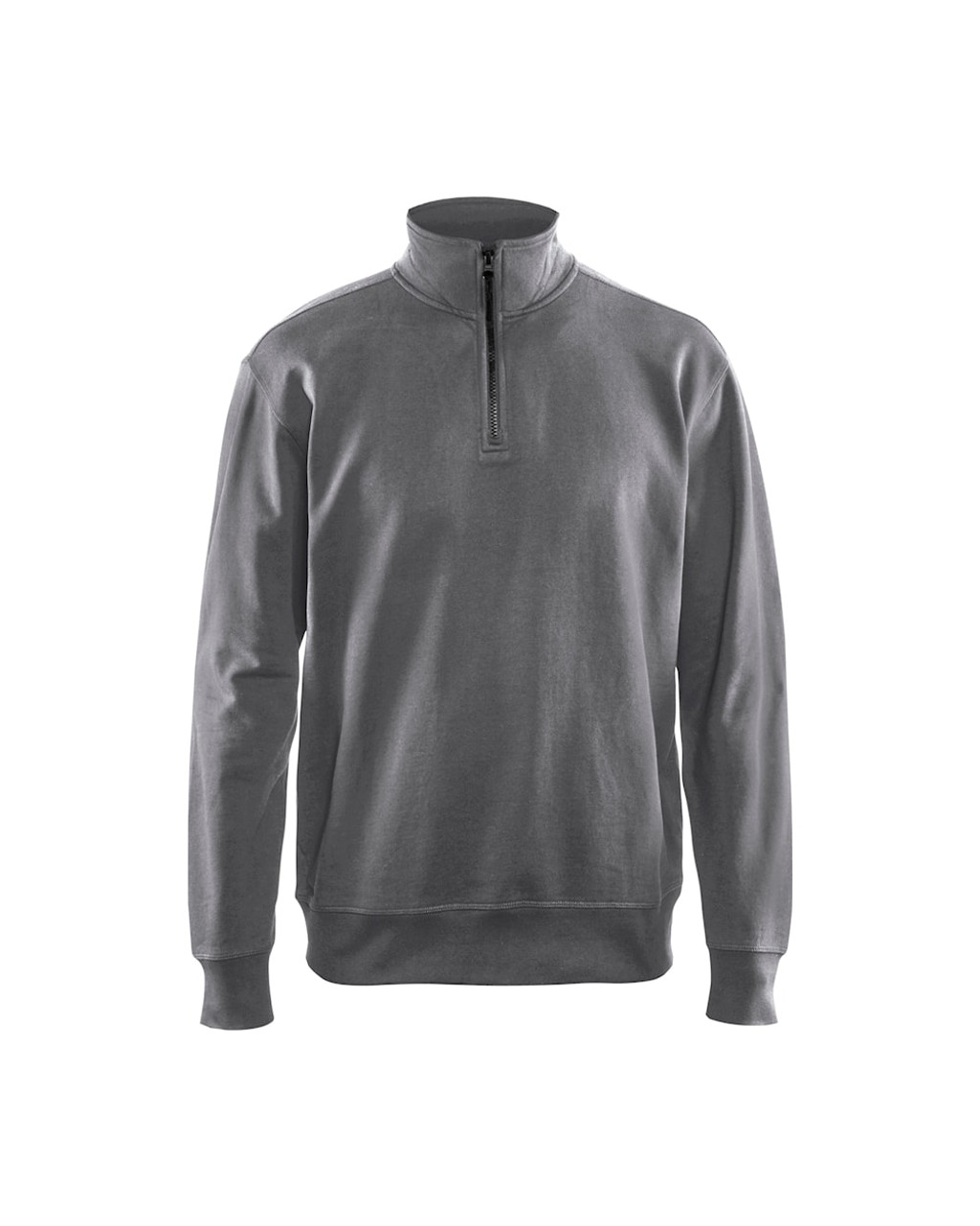 BLAKLADER Pullover  3369  with  for BLAKLADER Pullover  | 3369  Grey 1/4 Zip Collared Pullover in Cotton that have 1/4 Zip  available in Australia and New Zealand