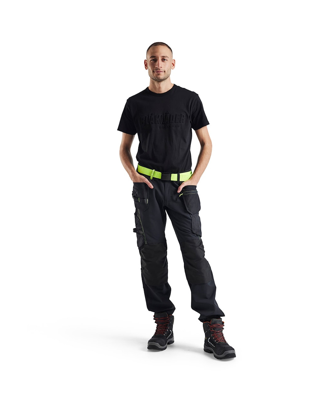 Craftsman Hardware supplies Mens Black Trousers with Holster Pockets for the Automotive Industry and Electricians in Brighton, Cheltenham and Moorabin
