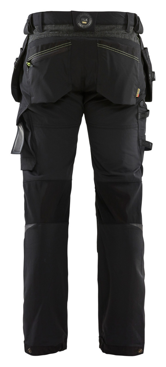 BLAKLADER 1522 Black Trousers with Holster Pockets for the Automotive Industry and Electricians in Australia