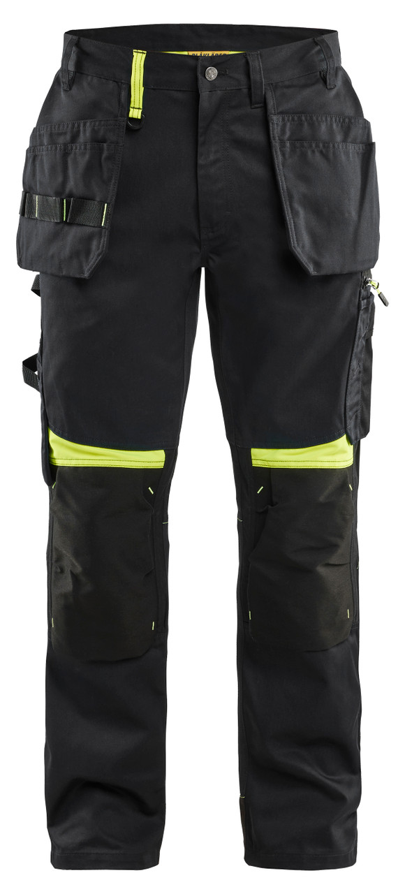 BLAKLADER 1555 Black Trousers with Holster Pockets for the Electrical Industry and Electricians in Melbourne, Sydney and Perth