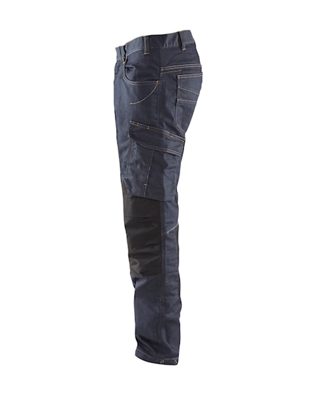 Suitable work Trousers available in Australia and New Zealand BLAKLADER Denim with Stretch Navy Blue Trousers for Electricians