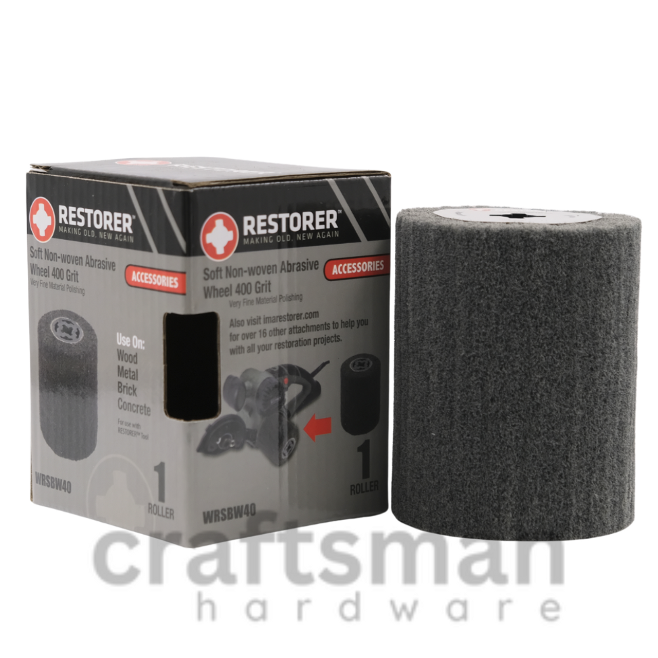The soft abrasive accessories for Restorer Tool is available in Australia from Craftsman Hardware.